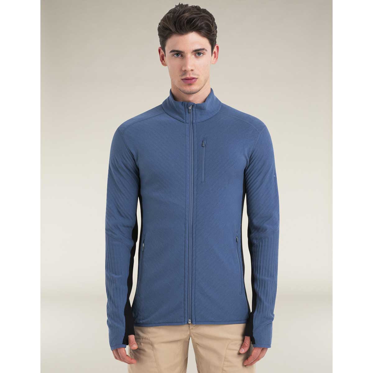 Mens Descender Long Sleeve Zip