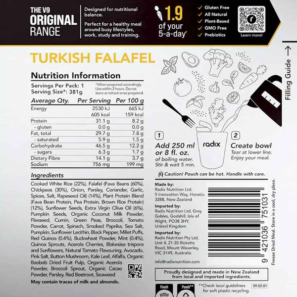 Plant-Based Turkish Falafel Meal