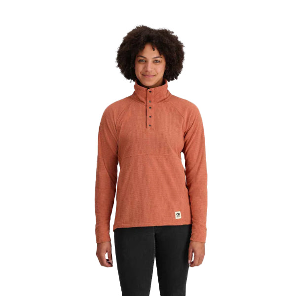 Trail Mix Snap Pullover Fleece Womens